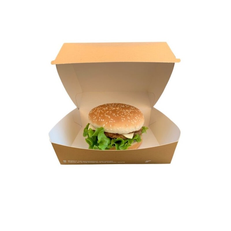 Ecobioshopping - Porte-sandwich Grand 16x16x9 cm - 50 pièces - 614-65