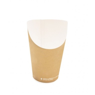 Ecobioshopping - Panier à friture moyen ∅8,5xh14,5 cm - 50 pièces - 607-65