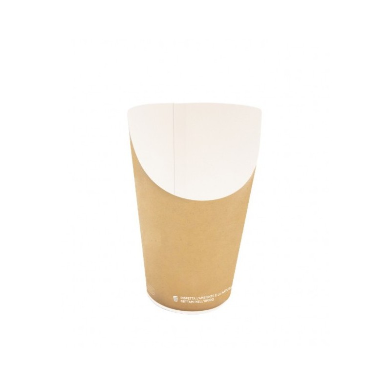 Ecobioshopping - Panier à friture moyen ∅8,5xh14,5 cm - 50 pièces - 607-65