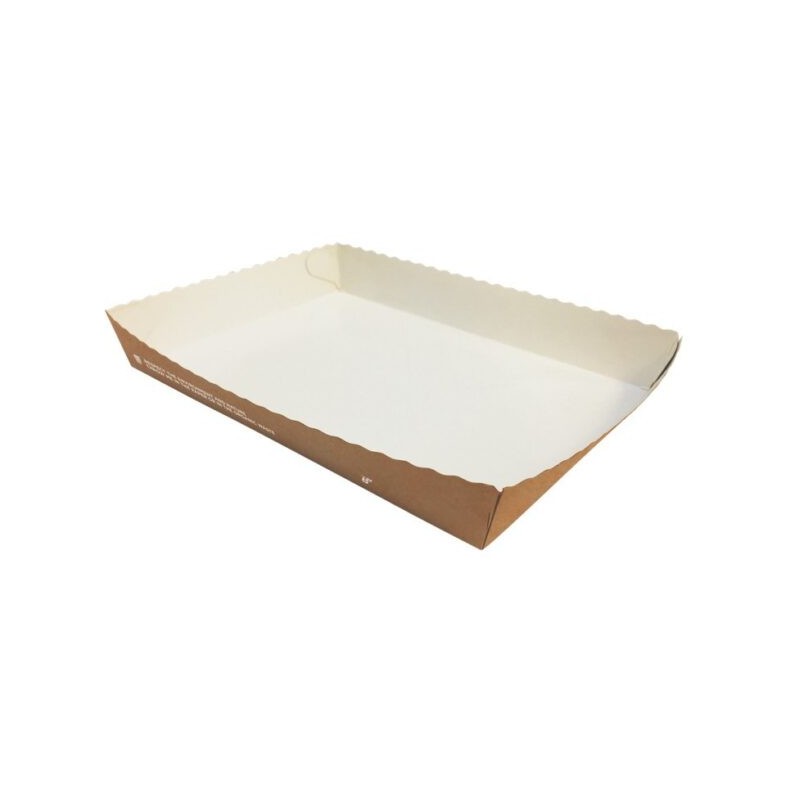 Ecobioshopping - Plateau à pizza 21x15x3 cm - 50 pièces - 630-65