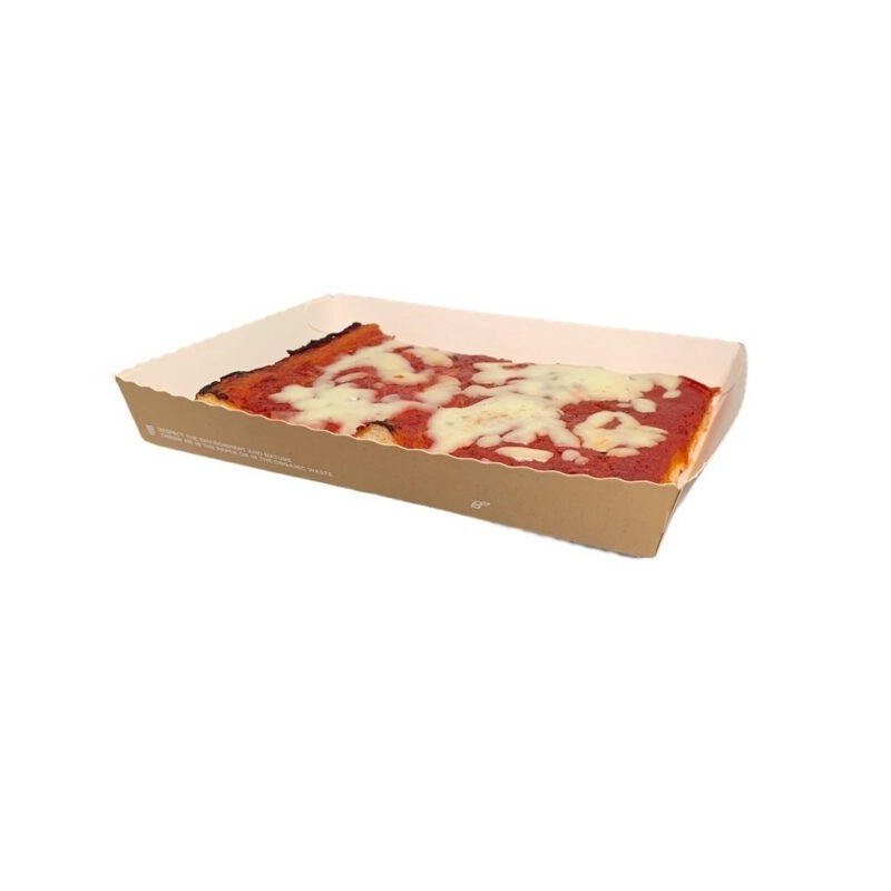 Ecobioshopping - Plateau à pizza 21x15x3 cm - 50 pièces - 630-65