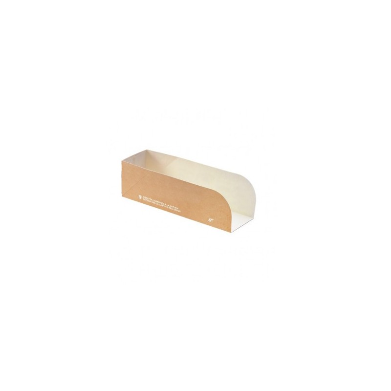 Ecobioshopping - Porte-hot-dog Petit 16x5x5 cm - 50 pièces - 605-65