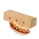 Ecobioshopping - Porte-hot-dog refermable 23x7x5 cm - 50 pièces - 616-65