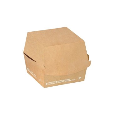 Ecobioshopping - Boîte à sandwich standard 12x12x10 cm - 50 pièces - 615-65