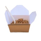 Ecobioshopping - Boîte alimentaire 15x12x6,5h cm - 20 pièces - 637-65