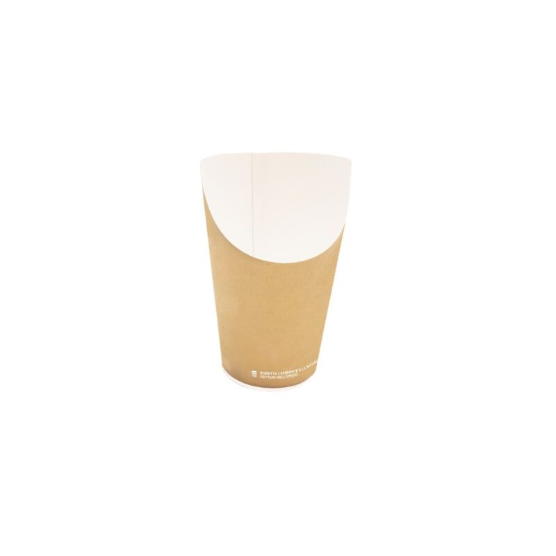 Ecobioshopping - Panier à friture Petit ∅ 7,5xh11,5 cm - 100 pièces - 608-65