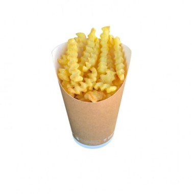 Ecobioshopping - Panier à friture Petit ∅ 7,5xh11,5 cm - 100 pièces - 608-65