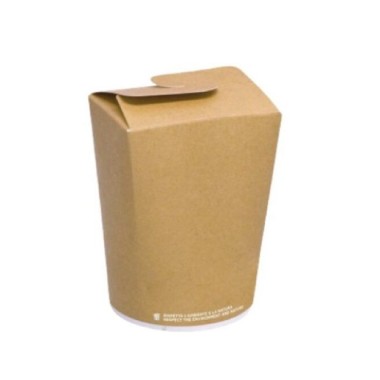 Ecobioshopping - Gobelet alimentaire à emporter 750 ml - 43 pièces - 633-65