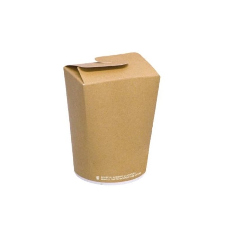 Ecobioshopping - Gobelet alimentaire à emporter 750 ml - 43 pièces - 633-65