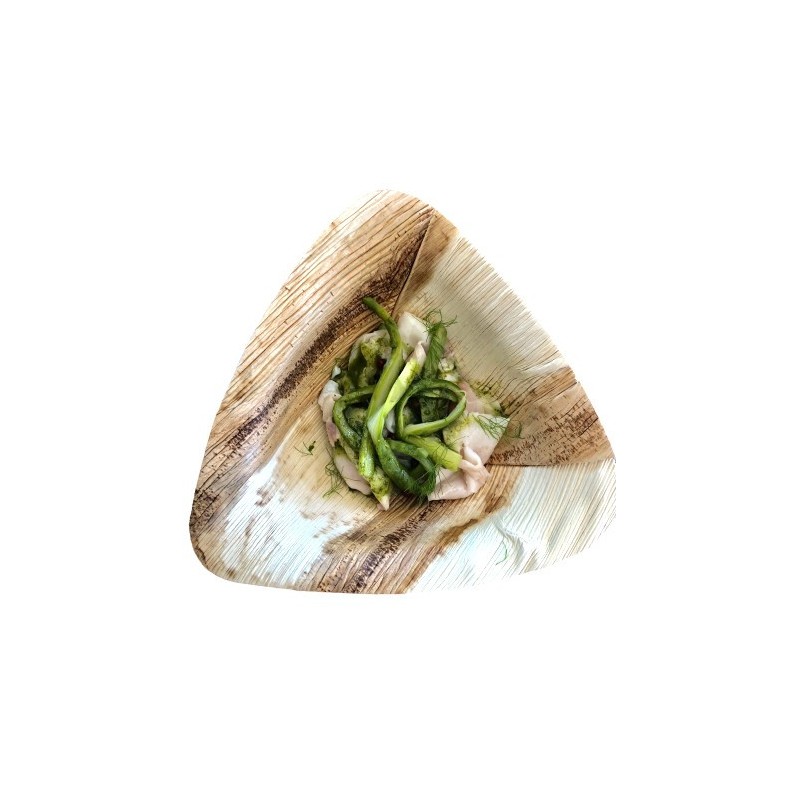 Ecobioshopping - Étui 21x20x6 cm en feuille de palmier - 25 pièces - 12172