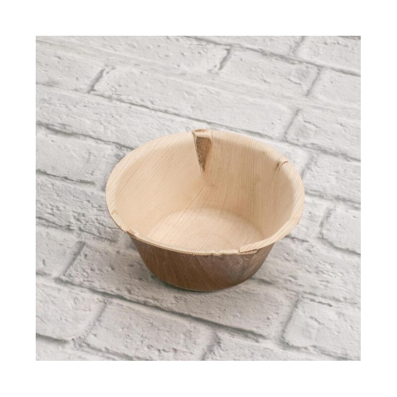 Ecobioshopping - Étui 500 ml en feuille de palmier - 25 pièces - 10759