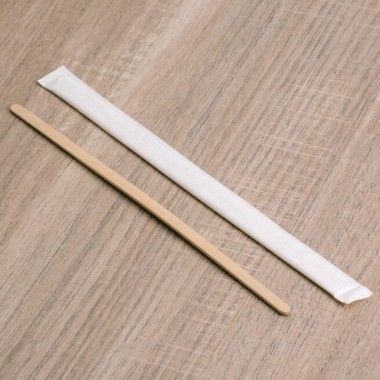 Ecobioshopping - Petite palette 19 cm en bois sous sachet - 1000 pièces - 13786