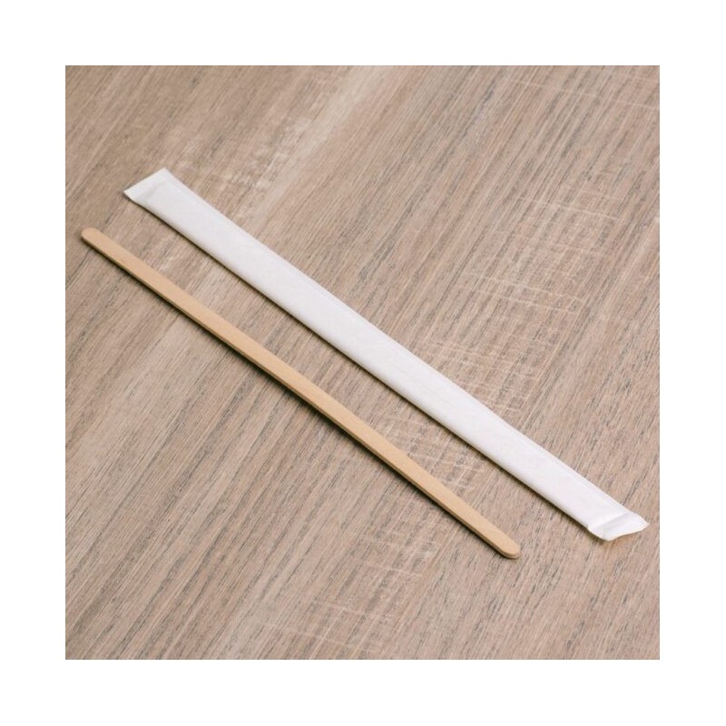 Ecobioshopping - Petite palette 19 cm en bois sous sachet - 1000 pièces - 13786