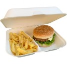 Ecobioshopping - Boîte alimentaire 23x20x8 cm avec deux compartiments - 125 pièces - 3467