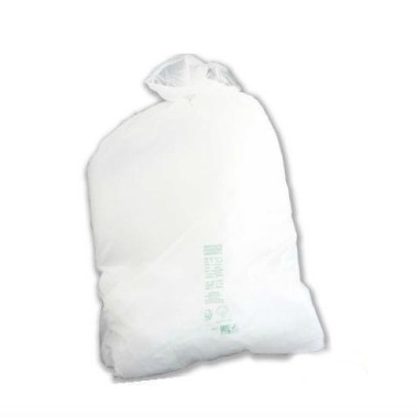 Ecobioshopping - Sac Mater-Bi 50x60 blanc - 25 pièces - 40005