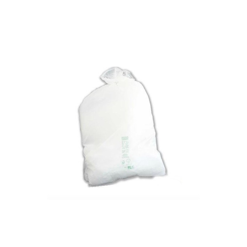 Ecobioshopping - Sac Mater-Bi 50x60 blanc - 25 pièces - 40005