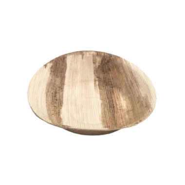 Ecobioshopping - Assiette ronde 18 cm en feuille de palmier - 25 pièces - 5031