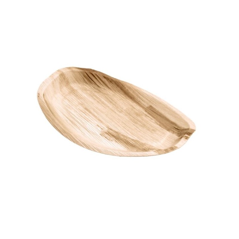 Ecobioshopping - Plateau petit 30x20 cm en feuille de palmier - 25 pièces - N135