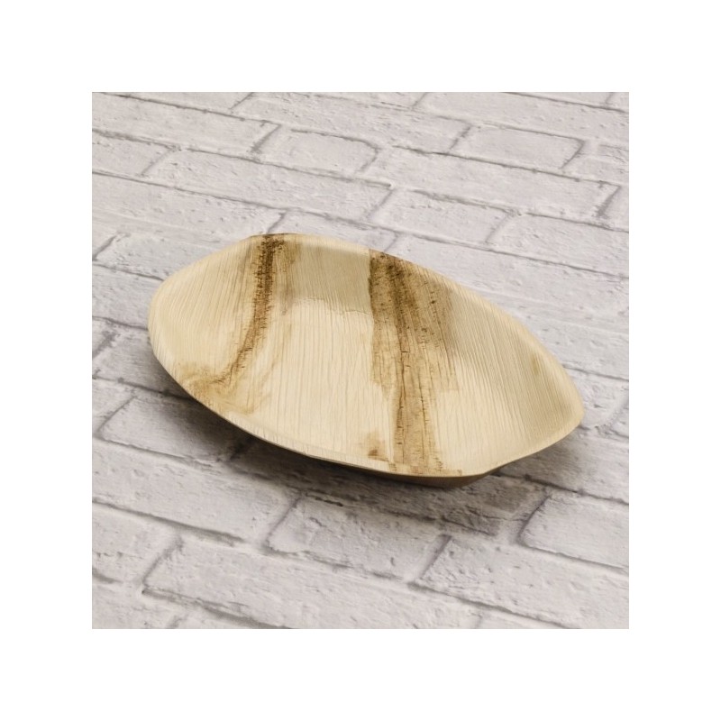 Ecobioshopping - Plateau petit 30x20 cm en feuille de palmier - 25 pièces - N135