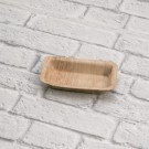 Ecobioshopping - Barquette Finger Food 12x7 cm en feuille de palmier - 25 pièces - 3584