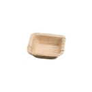 Ecobioshopping - Barquette Finger Food 7x7 cm en feuille de palmier - 25 pièces - 3583
