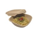 Ecobioshopping - Couvercle carré en pulpe Nature en cellulose - 125 pièces - 15361