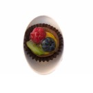 Ecobioshopping - Assiette ovale en cellulose - 100 pièces - 15355
