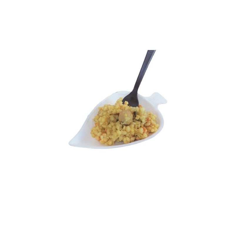 Ecobioshopping - Assiette en feuille de cellulose - 100 pièces - 15354