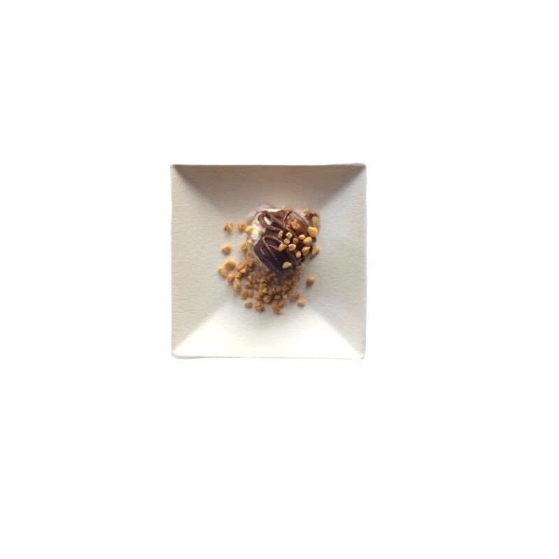 Ecobioshopping - Assiette Komodo 9x9 cm en cellulose - 50 pièces - N465