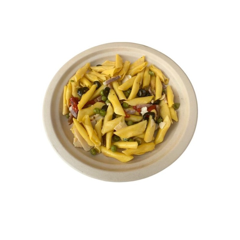 Ecobioshopping - Assiette plate Nature 23 cm en cellulose - 50 pièces - N152