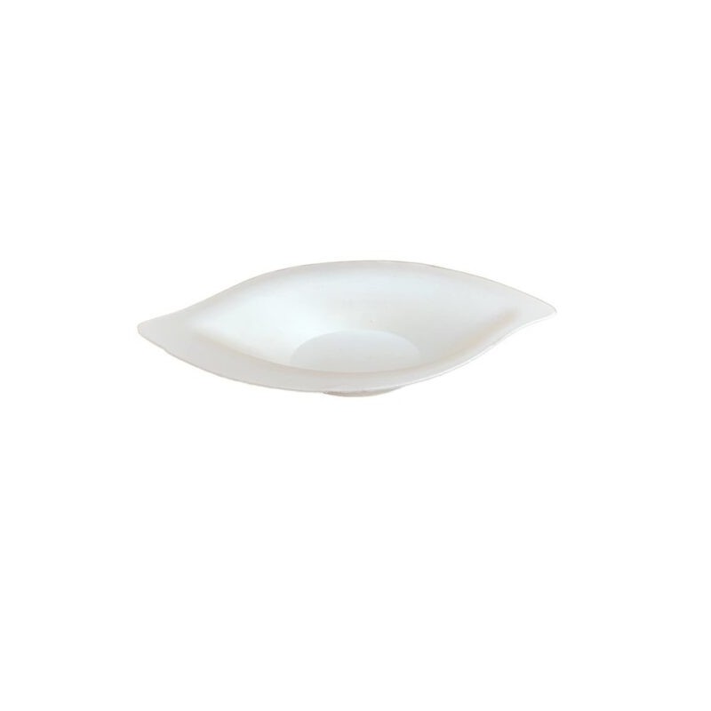 Ecobioshopping - Petite assiette Finger Food Swing 13x6 cm en cellulose - 100 pièces - 10763