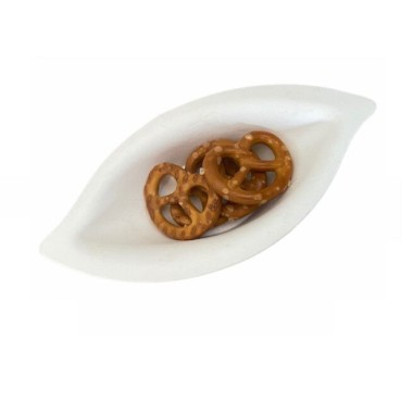 Ecobioshopping - Petite assiette Finger Food Swing 13x6 cm en cellulose - 100 pièces - 10763