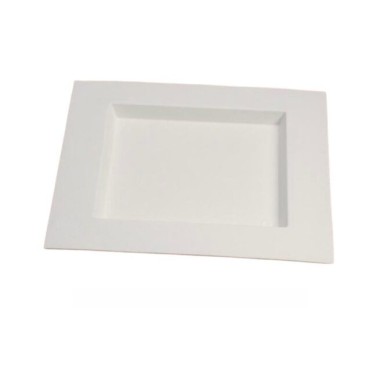 Ecobioshopping - Assiette plate Dedra 22x22 cm en cellulose - 50 pièces - N463