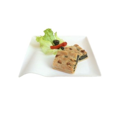 Ecobioshopping - Assiette Finger Food 15x15 cm en cellulose - 50 pièces - N133