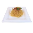 Ecobioshopping - Assiette Élégance 26x26 cm en cellulose - 50 pièces - 20841