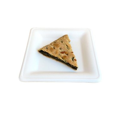 Ecobioshopping - Assiette Élégance 16x16 cm en cellulose - 50 pièces - 20834