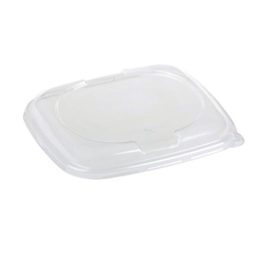 Ecobioshopping - Couvercle rectangulaire empilable en PLA - 125 pièces - 16821