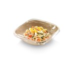 Ecobioshopping - Couvercle carré empilable en PLA - 125 pièces - 16823