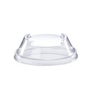 Ecobioshopping - Couvercle empilable en PLA diamètre 100 mm sans trou. - 50 pièces - 11151