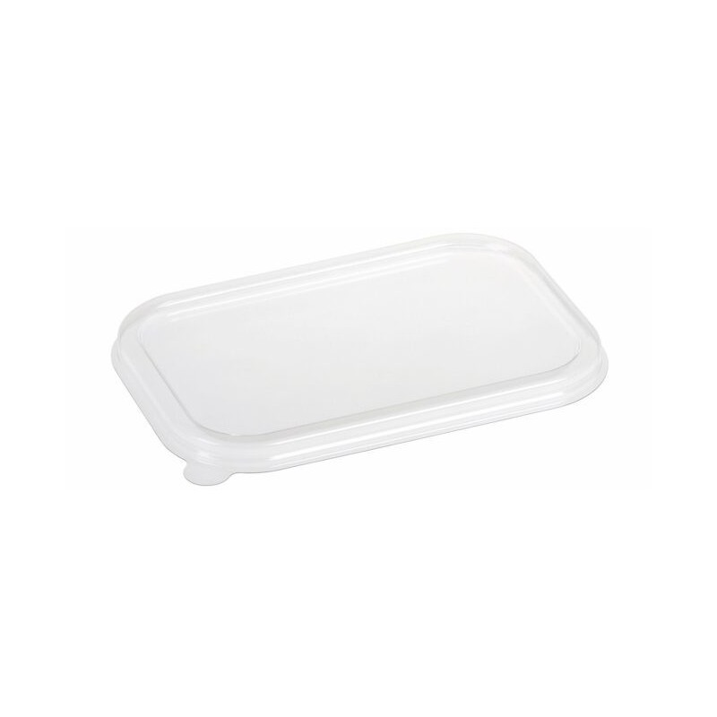 Ecobioshopping - Couvercle en PLA pour barquettes 3456, 3457 - 125 pièces - 12049