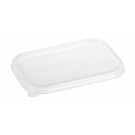 Ecobioshopping - Couvercle en PLA pour barquettes 3456, 3457 - 125 pièces - 12049