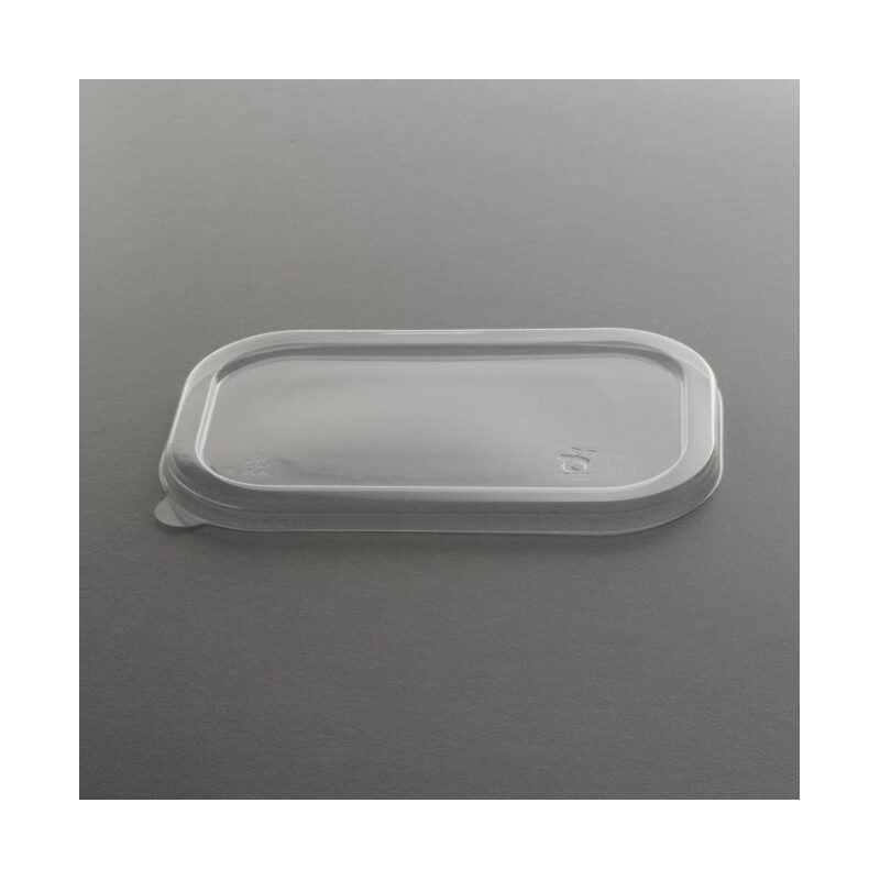 Ecobioshopping - Couvercle en PLA pour barquettes 3456, 3457 - 125 pièces - 12049