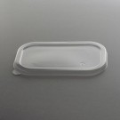 Ecobioshopping - Couvercle en PLA pour barquettes 3456, 3457 - 125 pièces - 12049