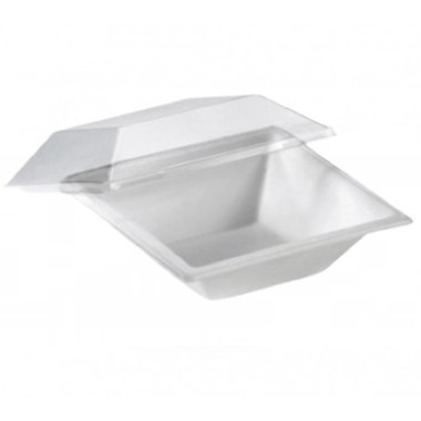 Ecobioshopping - Couvercle pyramide 16x16 cm en PLA - 50 pièces - N279