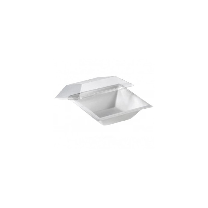 Ecobioshopping - Couvercle pyramide 16x16 cm en PLA - 50 pièces - N279