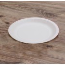 Ecobioshopping - Assiette plate en carton rigide de 18 cm - 50 pièces - 213-BIO-00