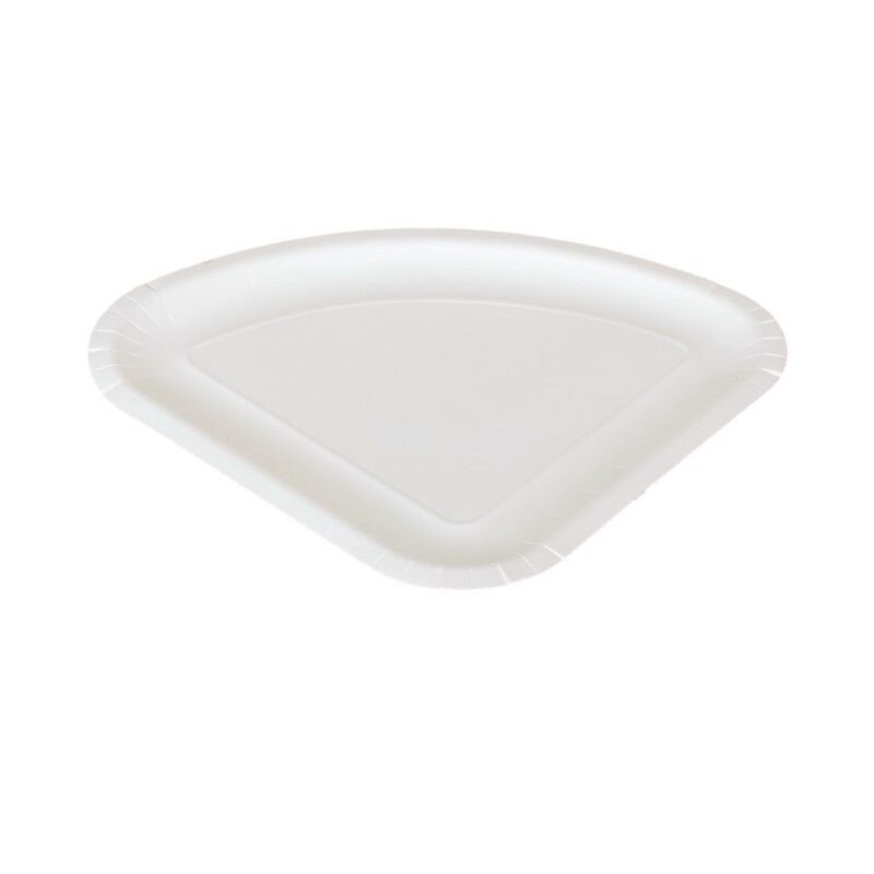 Ecobioshopping - Assiette en carton pour pizza 1/4 - 100 pièces - 206-BIO-00