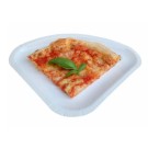 Ecobioshopping - Assiette en carton pour pizza 1/4 - 100 pièces - 206-BIO-00
