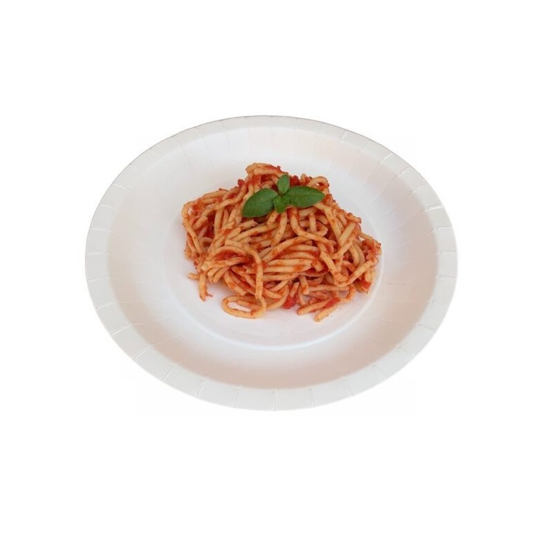 Ecobioshopping - Assiette plate en carton 23 cm - 50 pièces - 211-BIO-00