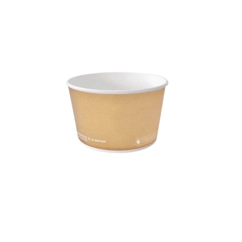 Ecobioshopping - Gobelet en carton 390 ml - 60 pièces - 350-65
